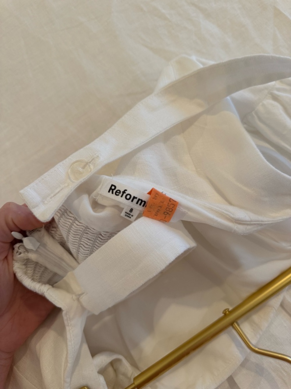 Reformation White Mini Dress - Picture 4 of 5